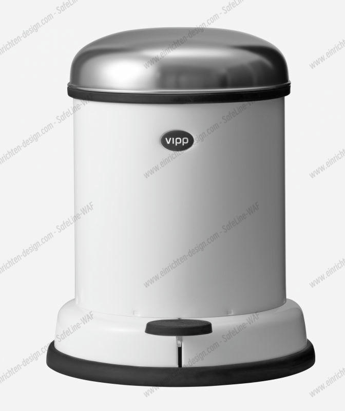 Pedal bin 8L WHITE Vipp SINGLE PIECES